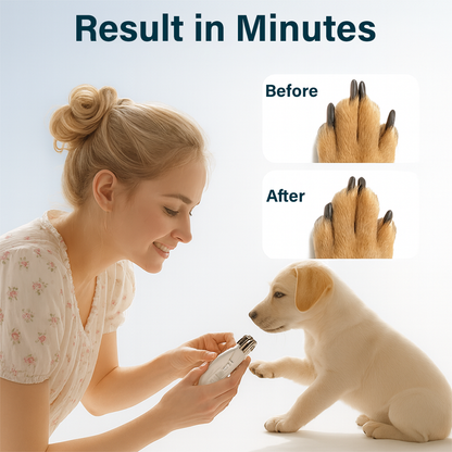 2-in-1 SafeTrim Pet Nail LED Clipper and Grinder