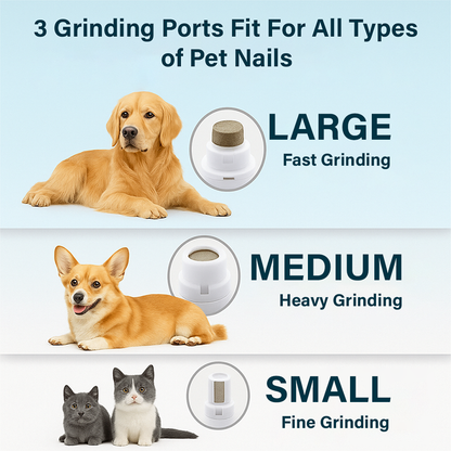 2-in-1 SafeTrim Pet Nail LED Clipper and Grinder